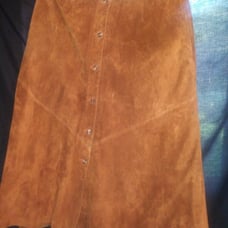 Vintage womens leather skirt brand new