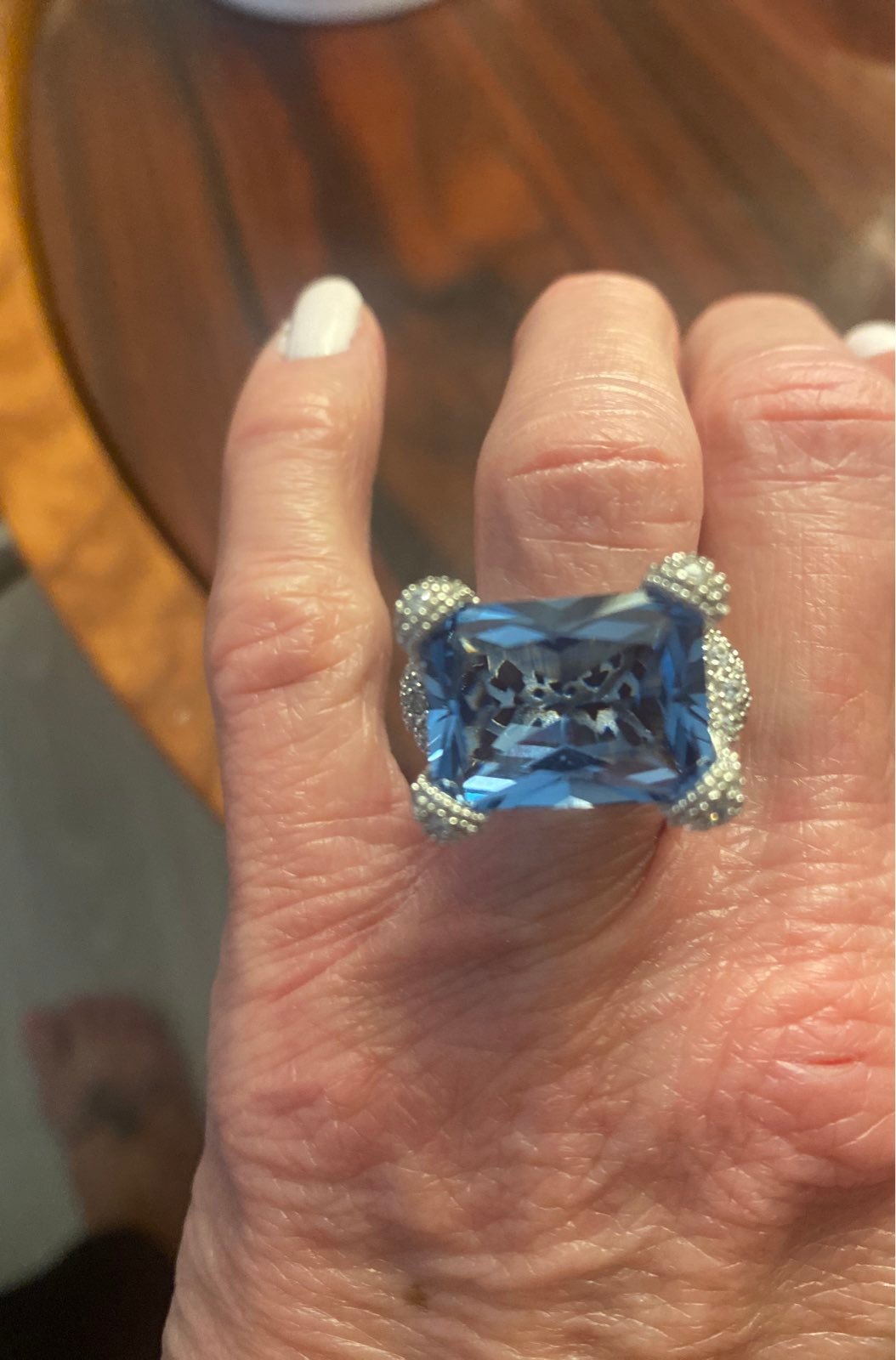 Charles Winston blue ring