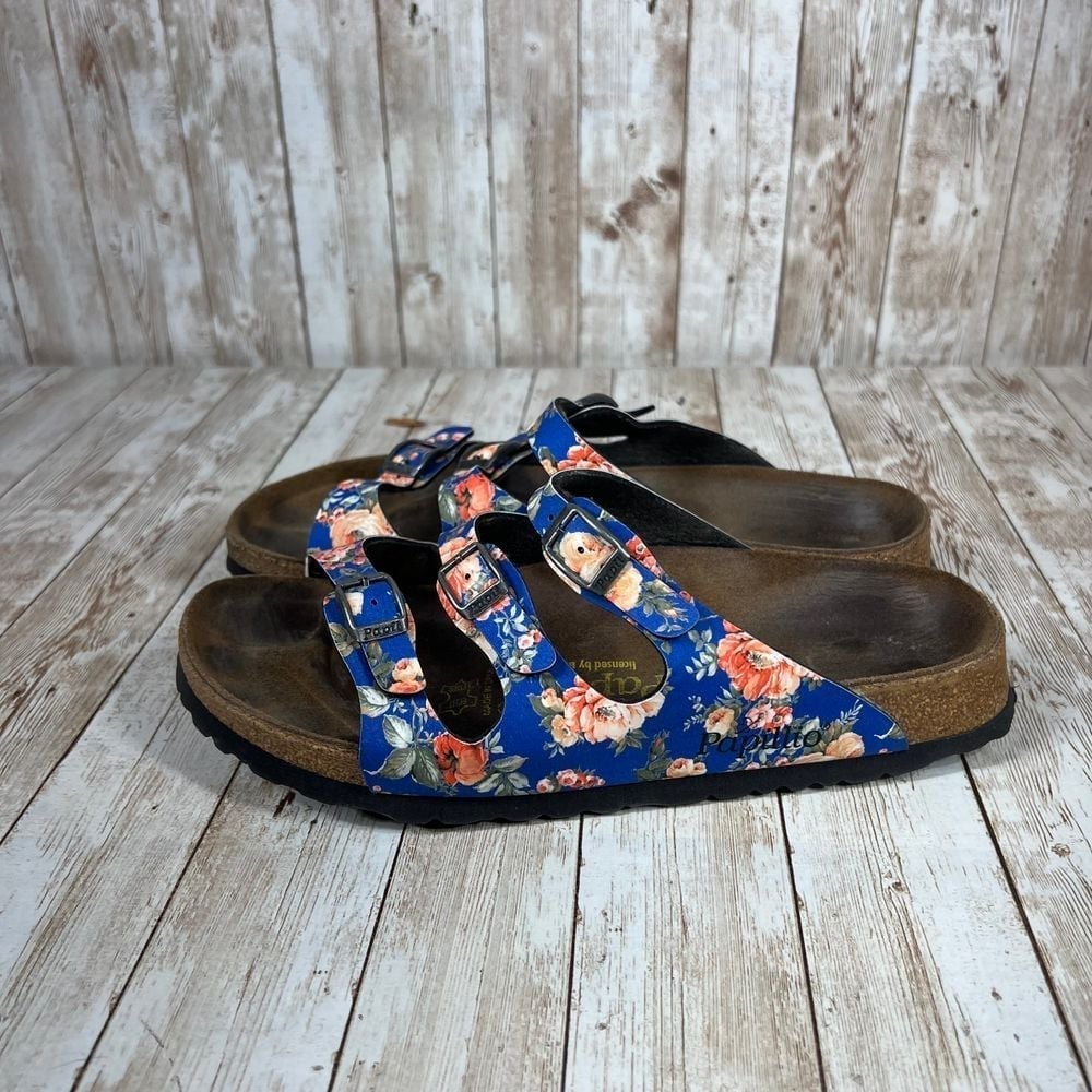 Papillio by Birkenstock Florida 3 strap slide sandal woman 9