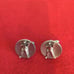 Vintage Swank Gold/Silver Tone Duck Hunter Cufflinks