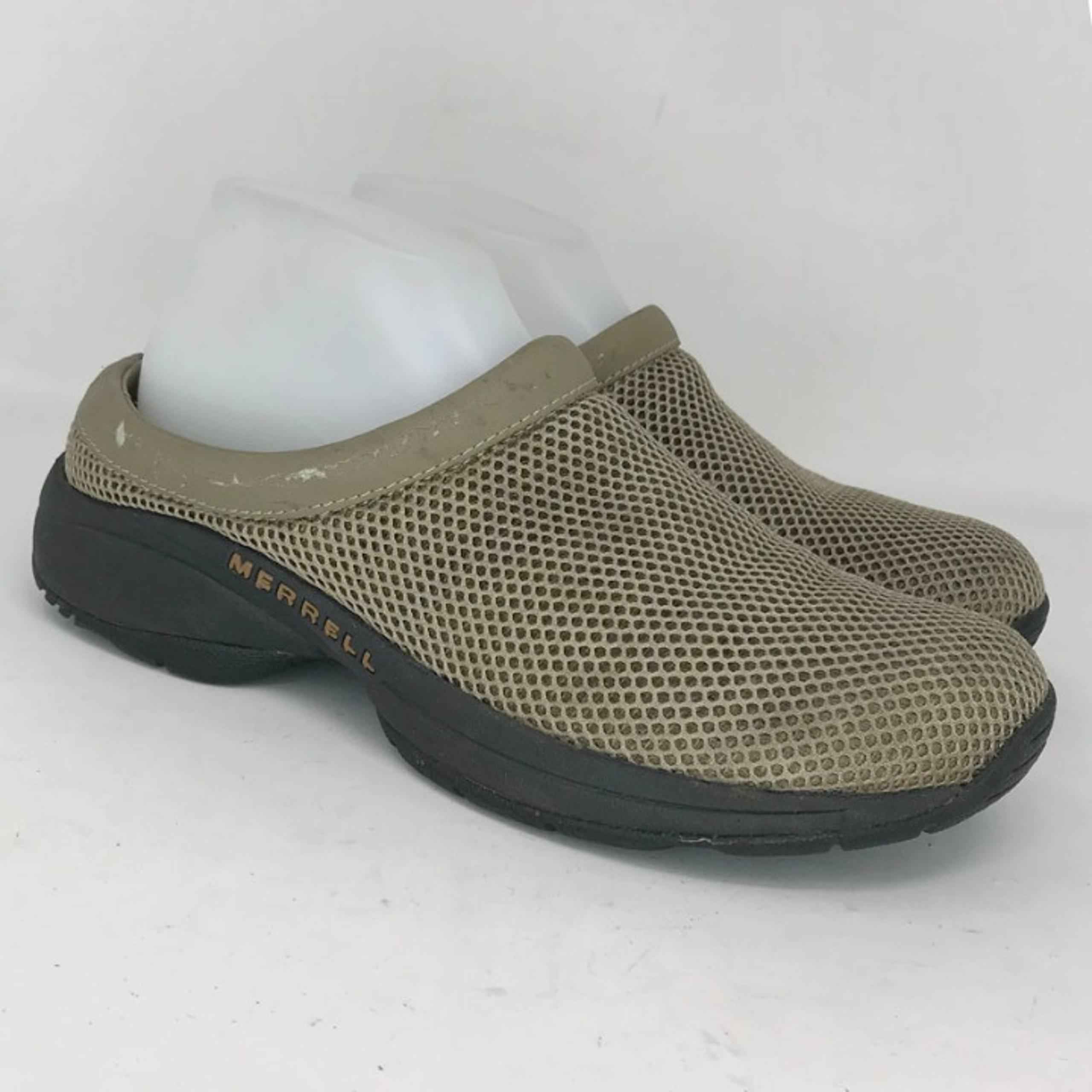 Merrell Womens J63320 Taupe Clogs Shoes