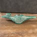 Vintage Pottery Barn Colorful Primitive Animals Wooden Candle Holders Set Of 5