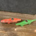 Vintage Pottery Barn Colorful Primitive Animals Wooden Candle Holders Set Of 5