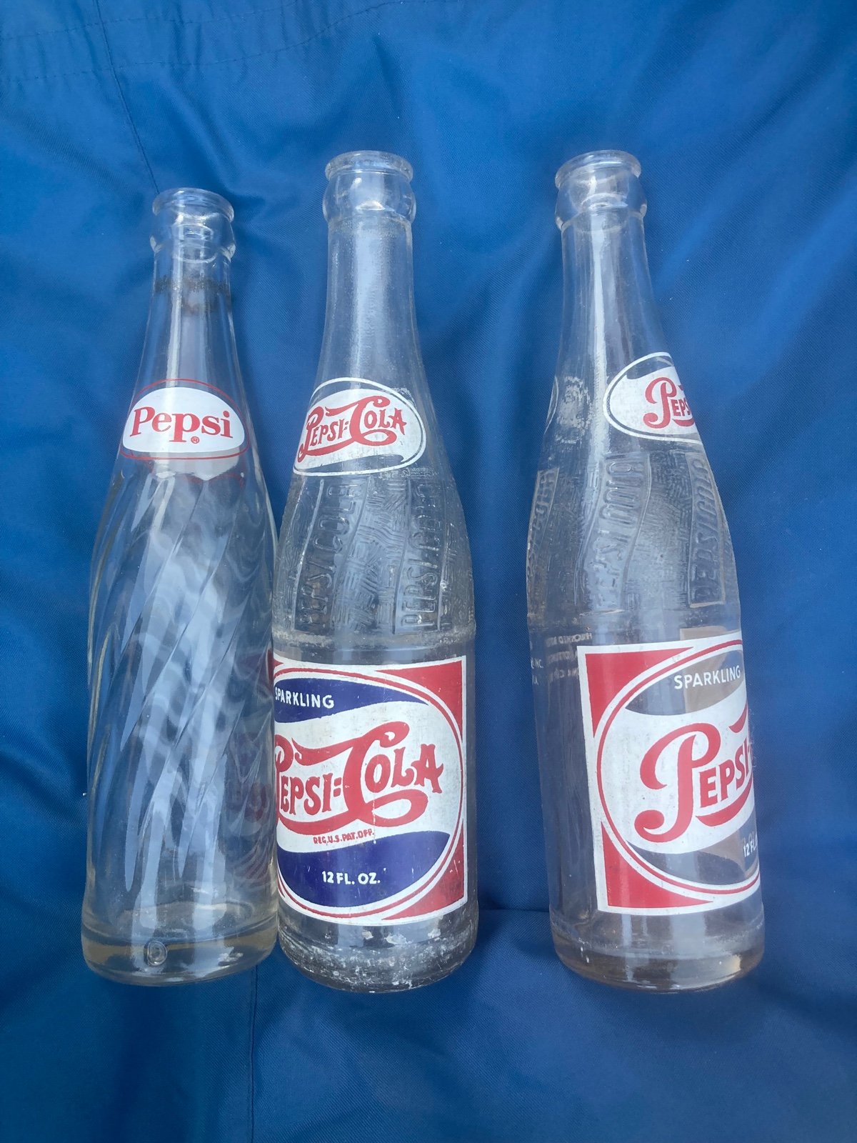 Vintage Pepsi bottles