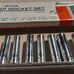 Snap-On 1/4 Drive SAE Chrome Deep Socket Set of 10