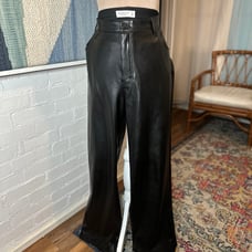 Abercrombie & Fitch Pleather 90s Style Relaxed Pant
