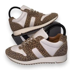 Able Local & Global Annie F. Down Collaboration Sneakers Leopard Women's 8