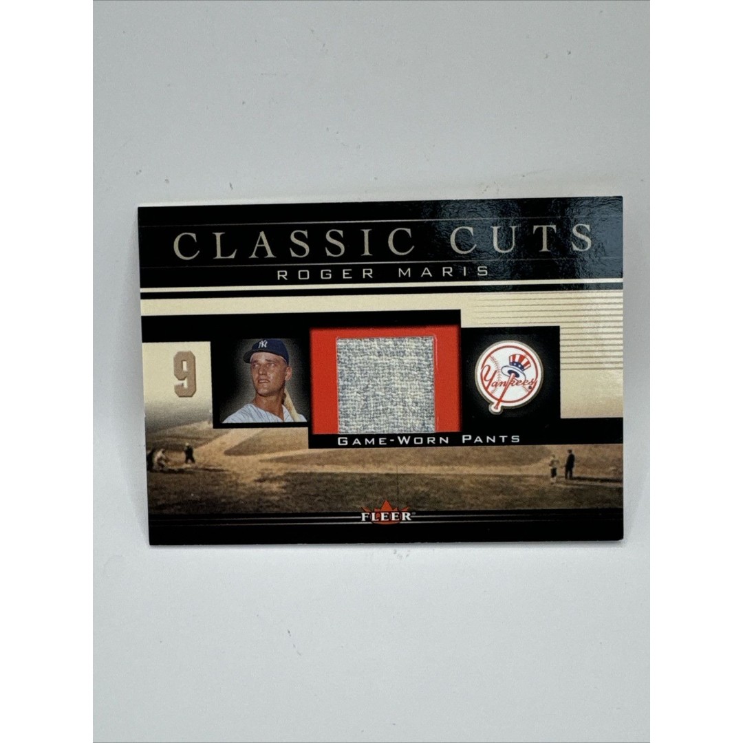 2002 Fleer Roger Maris Classic Cuts Pants #RM-P (MEM)