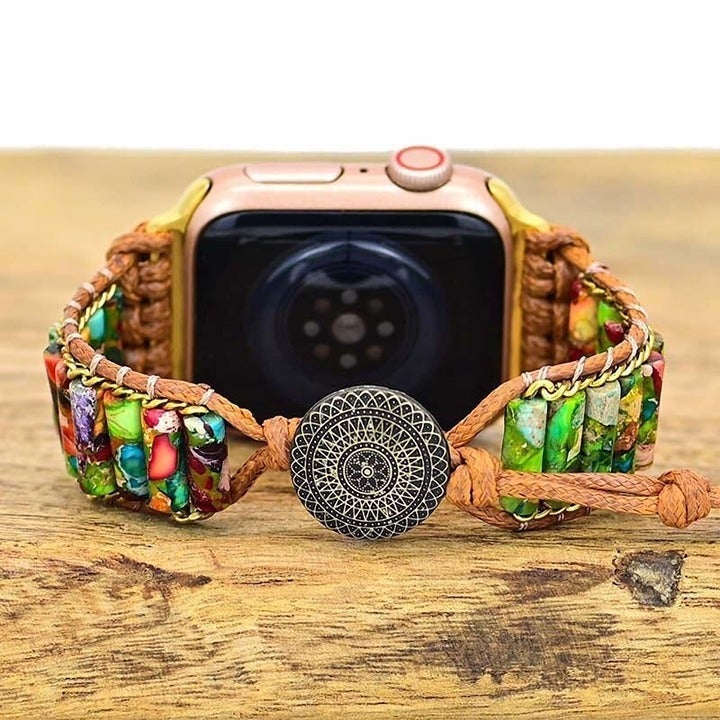 Only Band - Bohemian Strap for Apple Watch 44mm 45mm 42mm Braided Solo Loop