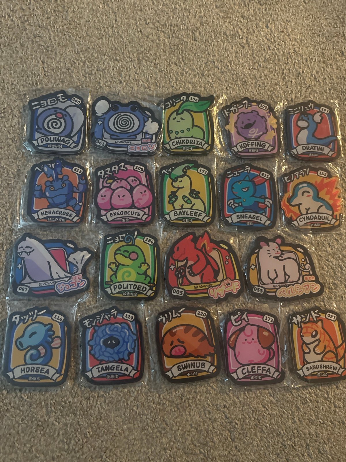 Pokemon magnet lot