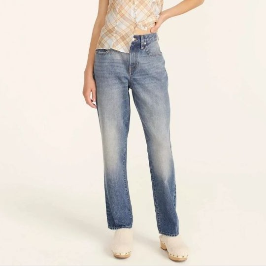 J Crew Slouchy Boyfriend Jeans 30 Paulette Wash