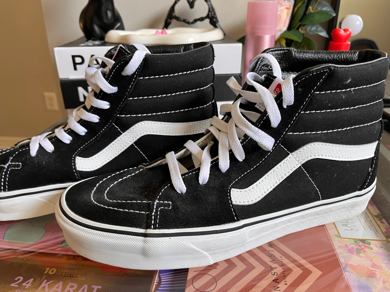 日本未入荷 !!☆セレブリティVans☆SK8-HI キャンパスSneaker $_57.JPG?set_id=8800005007