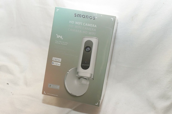 SMANOS IP6 WiFI 60-3534-05-XP Camera IP6 HD 720P Android / Apple New Rare w5c