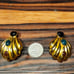 Rare super vintage Tulla Booth cabochon clip on earrings