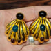 Rare super vintage Tulla Booth cabochon clip on earrings