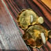 Rare super vintage Tulla Booth cabochon clip on earrings