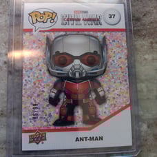 Funko Pop Ant-man #37 Confetti bomb 86/99 Marvel studios captain america card