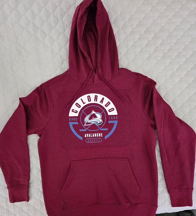 Colorado Avalanche Block Party Hoodie. Men's Large.