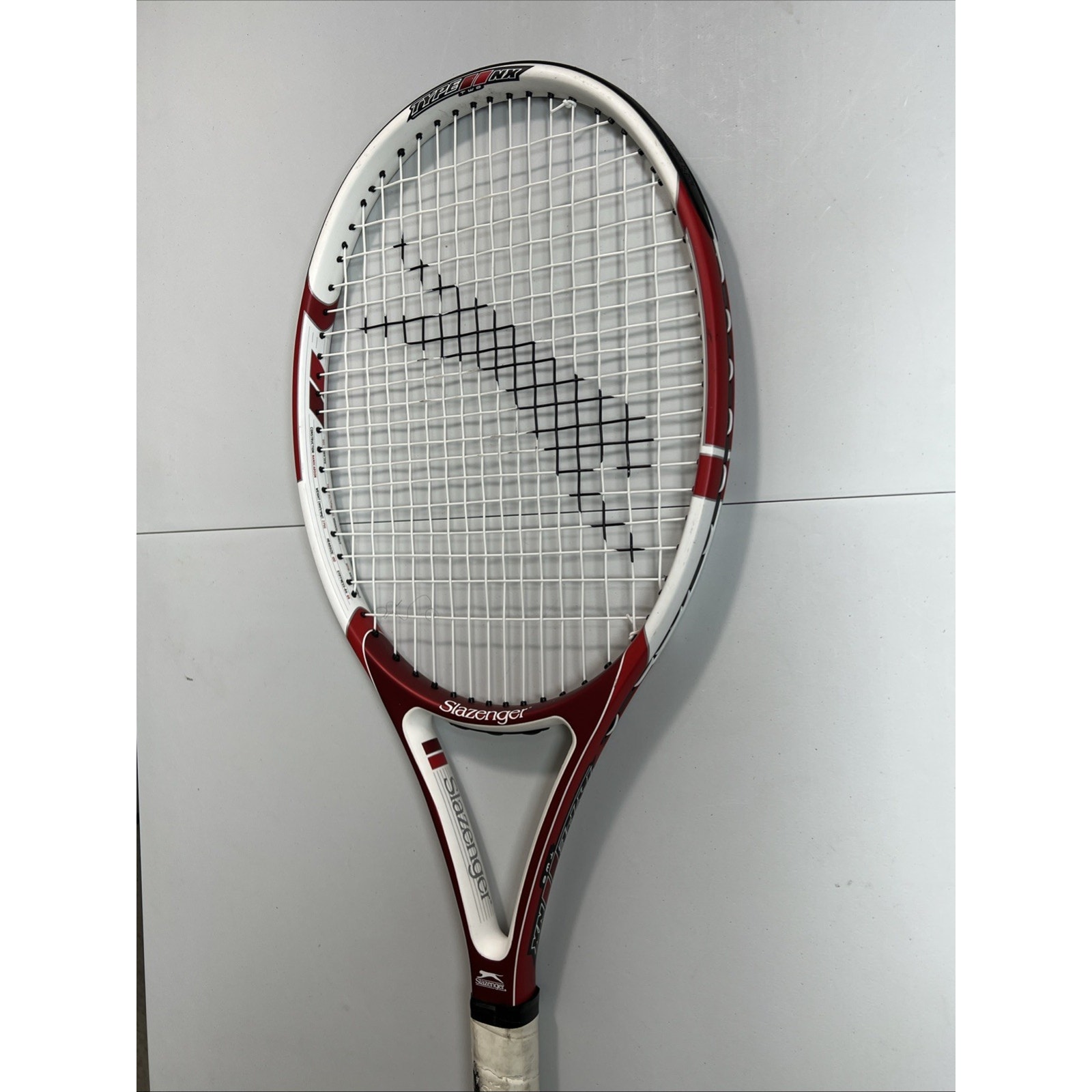Slazenger TYPE 2 NX Three Red & White Tennis Racquet Grip 4 3/8