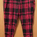 Y2k red and black plaid American Eagle pajama pants