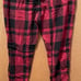 Y2k red and black plaid American Eagle pajama pants