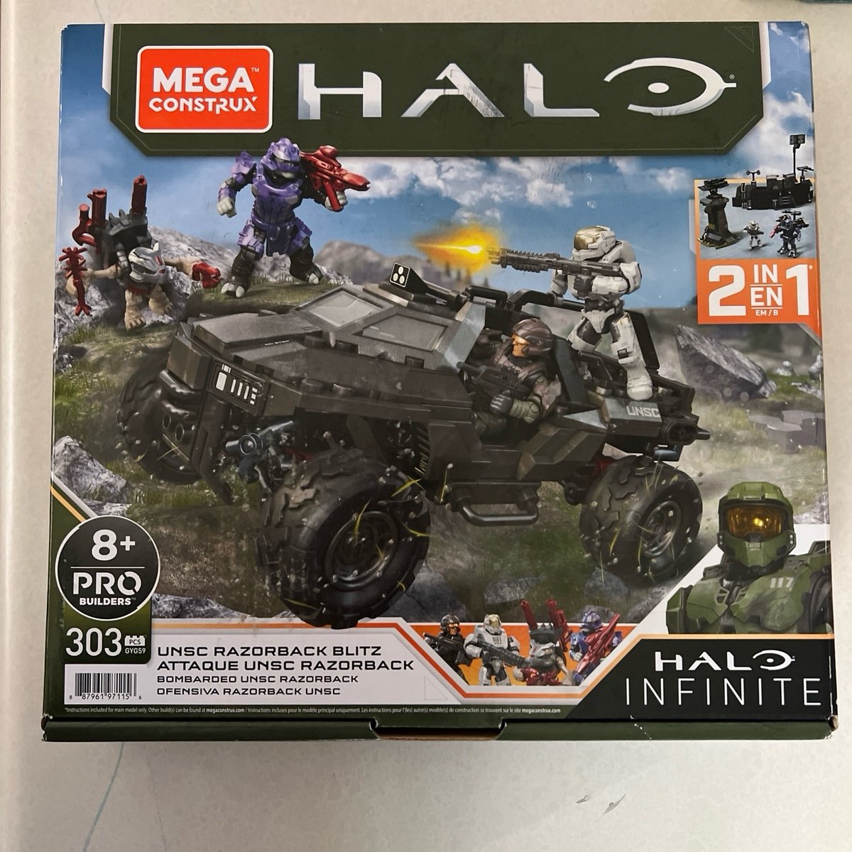 Mega construx halo infinite unsc razorback blitz