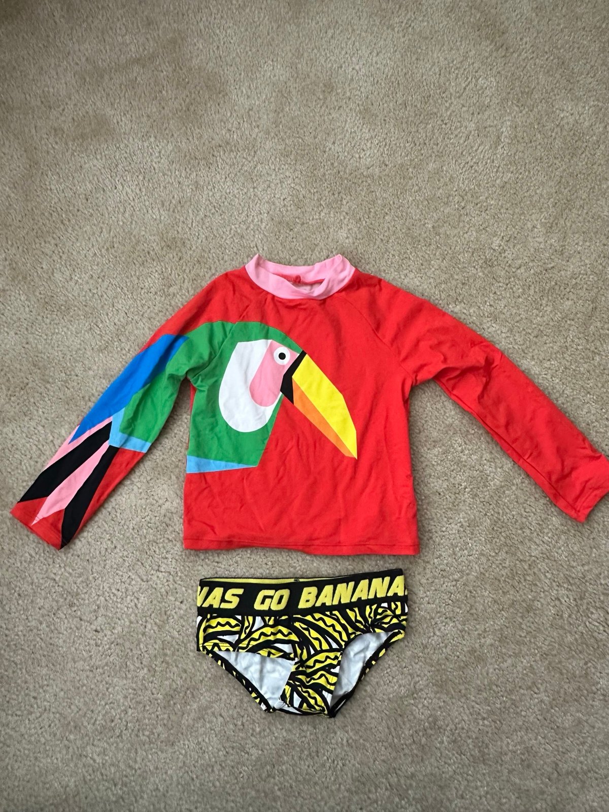 Stella McCartney kids girls swimwear set