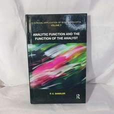 Analytic Function And The Function Of The Analyst Vol 2 By P.C. Sandler hardcove