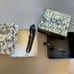 Dior holiday boxes with ribbons