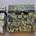 Dior holiday boxes with ribbons
