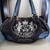 Juicy Couture Vintage Brown Velour Hobo Handbag