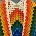 Color Fest Ruana Handmade Crochet by Tribal Bae