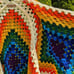 Color Fest Ruana Handmade Crochet by Tribal Bae
