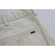 Polo Ralph Lauren Khaki Chino Pants Beige Stretch Classic Mens Size 34 x 30