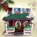 Christmas streets village christmas holidays snowman children family