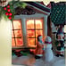 Christmas streets village christmas holidays snowman children family