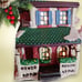 Christmas streets village christmas holidays snowman children family