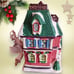 Christmas streets village christmas holidays snowman children family