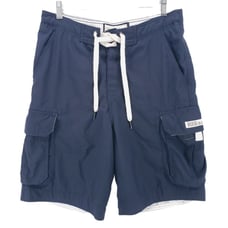 Ruehl 925 Navy Blue Board Shorts Cargo Pockets Swim Mesh Lining Size SMALL
