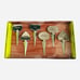 NIB Vintage Cheese Markers PIER 1 Imports Set of 6 Metal Silver Cheese Markers