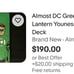 RARE SIGNED NOS Green Lantern Youness Almost DC Comics Skateboard Marvel Heroes