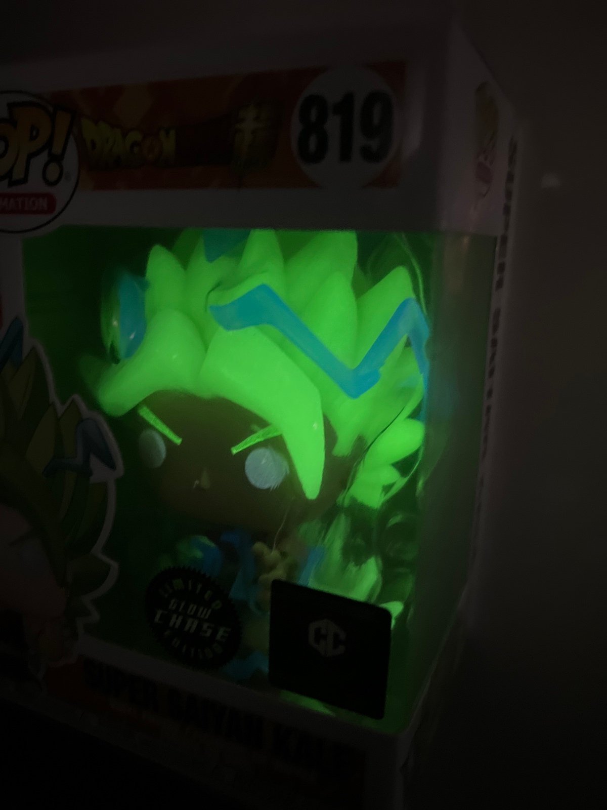 Super saiyan Kale Chase glow funko 819