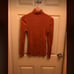 Vtg 70s Pierre Cardigan Metallic Logo Turtleneck Sweater Fits Sz S