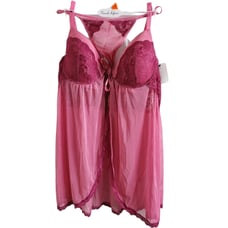 NWT French Affair Babydoll Lingerie Set 2X