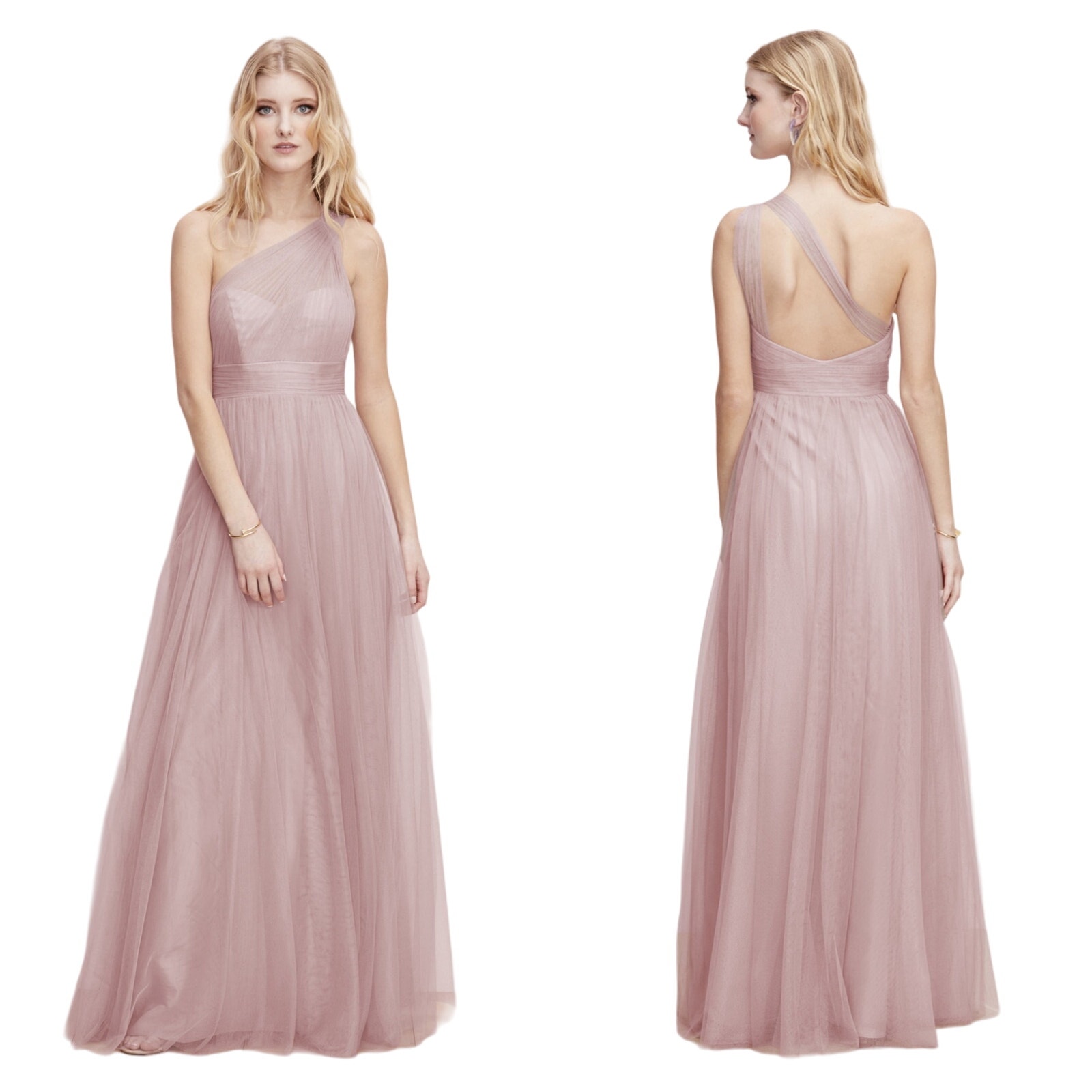 WTOO Watters Dress Rue Bridesmaid Wedding Formal Maxi 00858 Blush Pink 14 XL