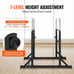VEVOR Dip Bar, 800 lbs Capacity, Heave Duty Dip Stand Station
