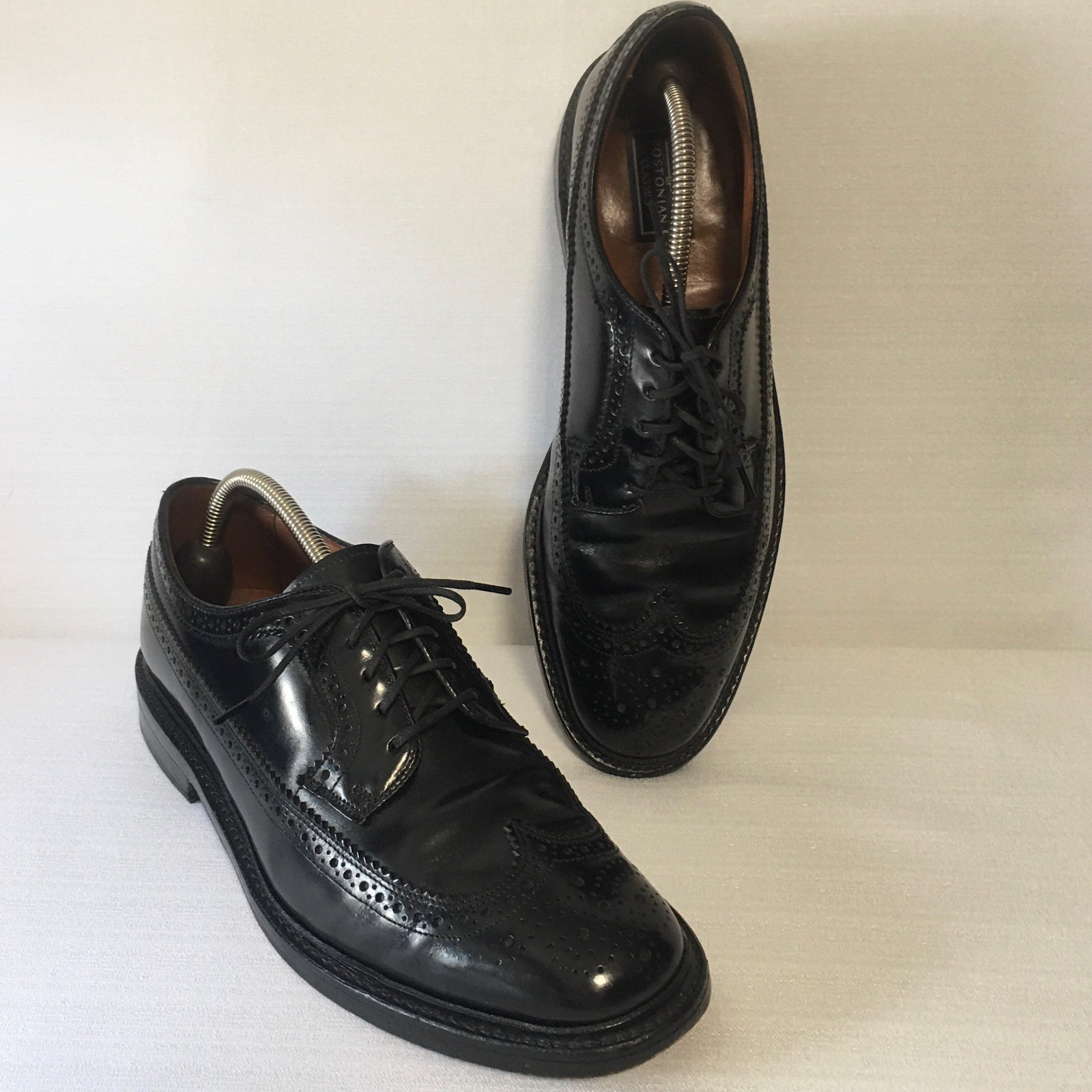 Dress Shoes Bostonian classics Black leather oxford lace up 9.5