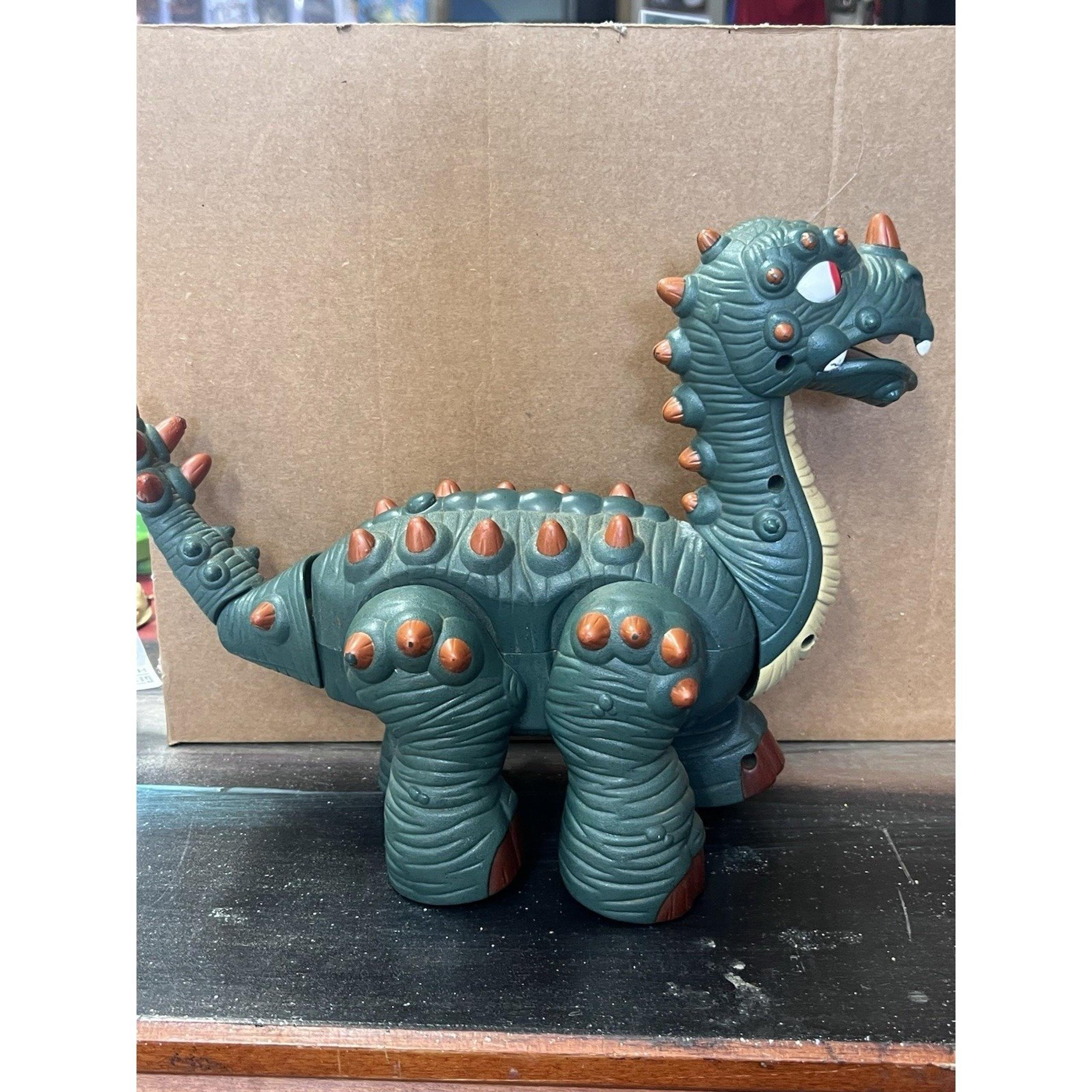 Imaginext Spike Jr  Ultra Dinosaur 11" Fisher-Price Sounds And Walking! Tested