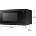 1.9 cu. ft. Countertop Microwave with Sensor Cooking in Matte Black Stainless St