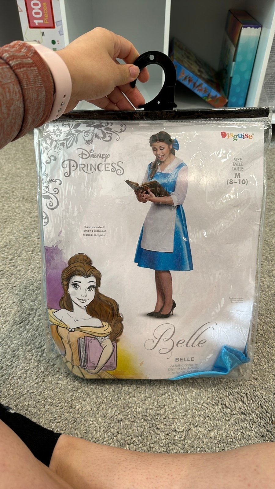 Women’s belle costume size medium beauty and the beast